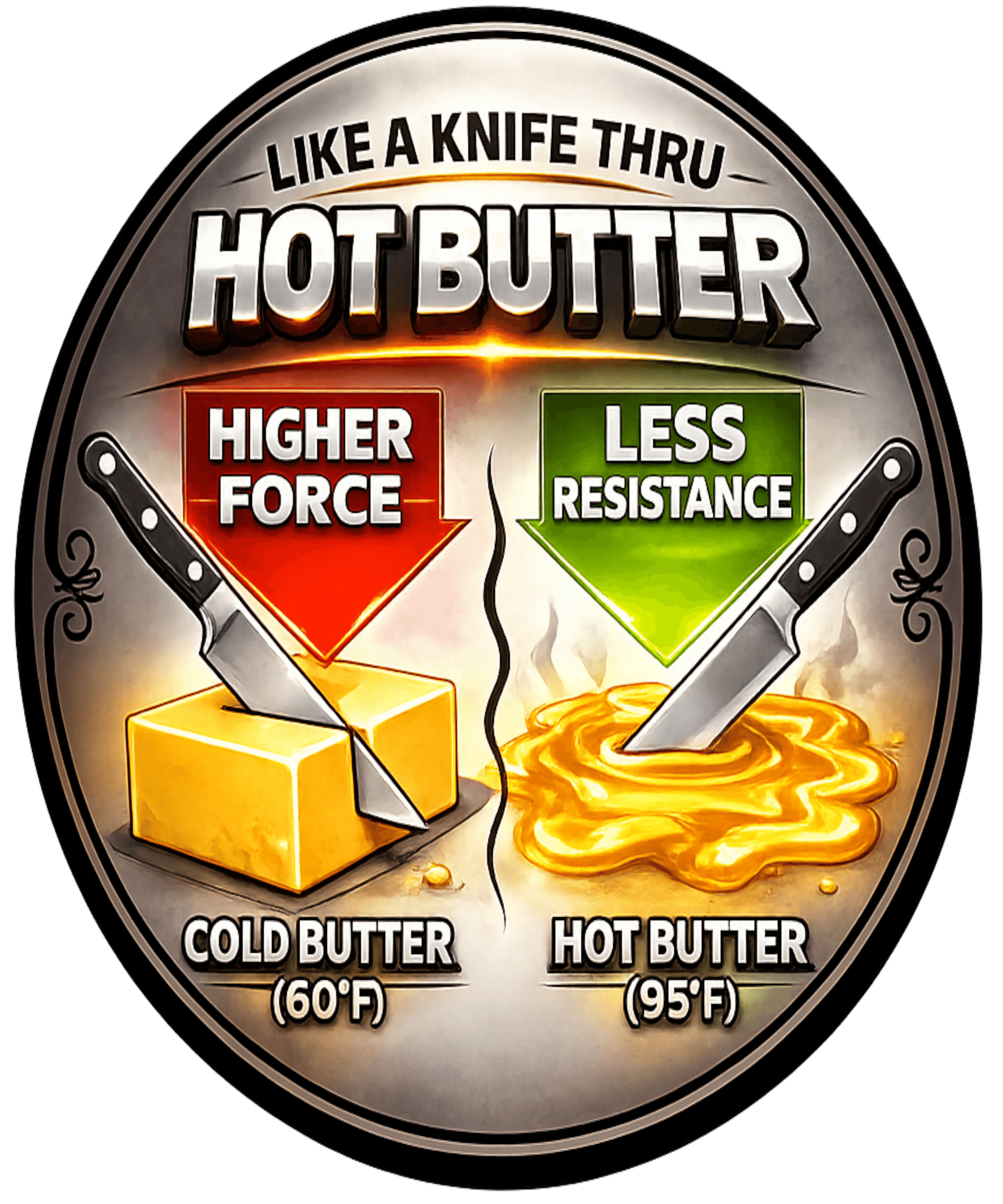 Like a Knife Thru Hot Butter