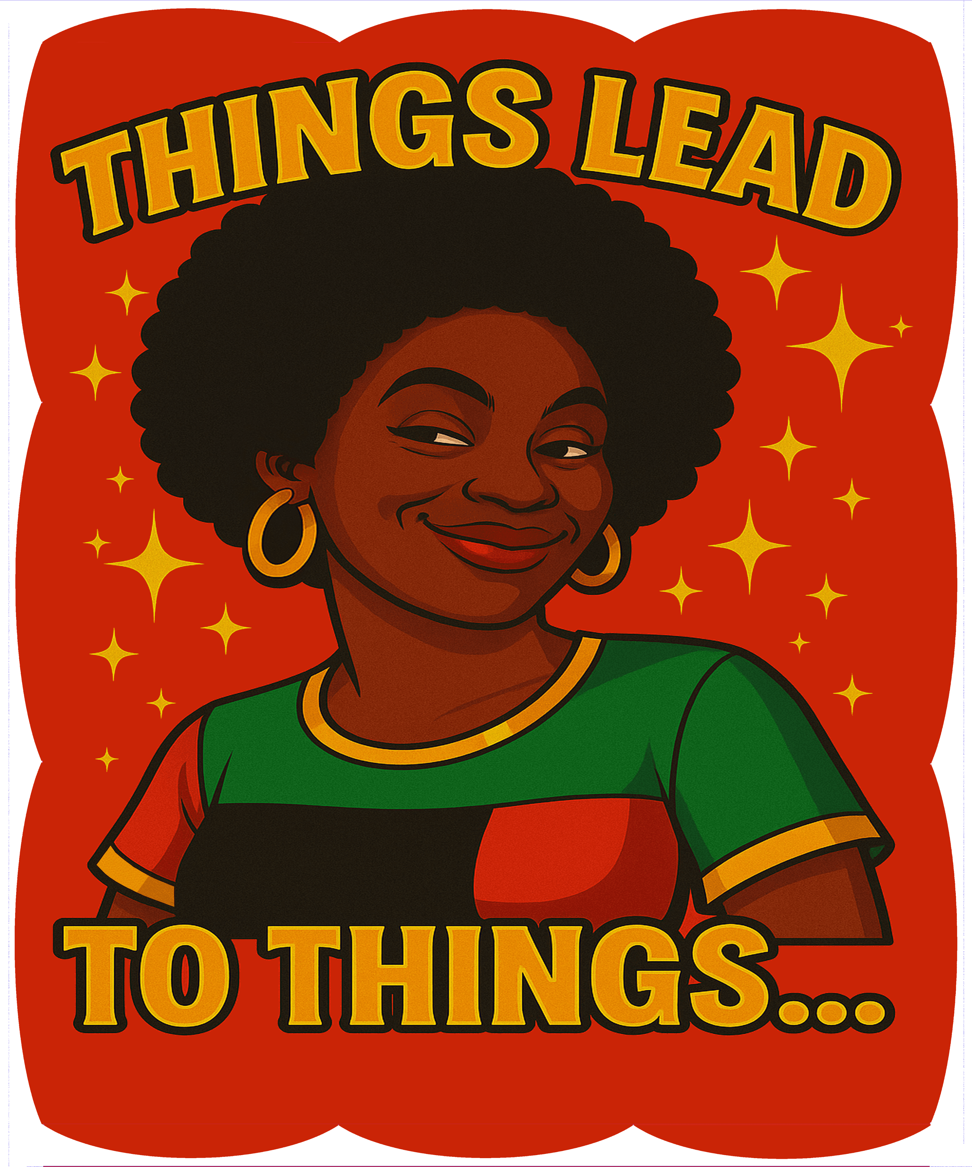African Black Woman Funny Things Lead to Things